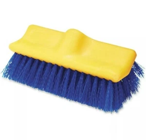 Rubbermaid Commercial Floor Scrub Brush 10" Long Blue/Yellow 633700BE - Picture 1 of 1