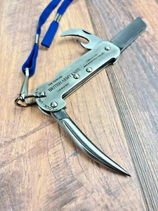J. Adams Sheffield England British Army 4" Stainless Folding Clasp Knife 014 - Picture 1 of 7