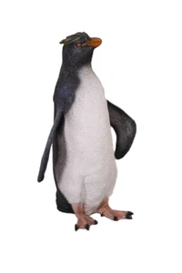 Rock Hopper Penguin Model Lifesize Animal Prop Christmas Antarctic Cute Lifelike - Picture 1 of 6