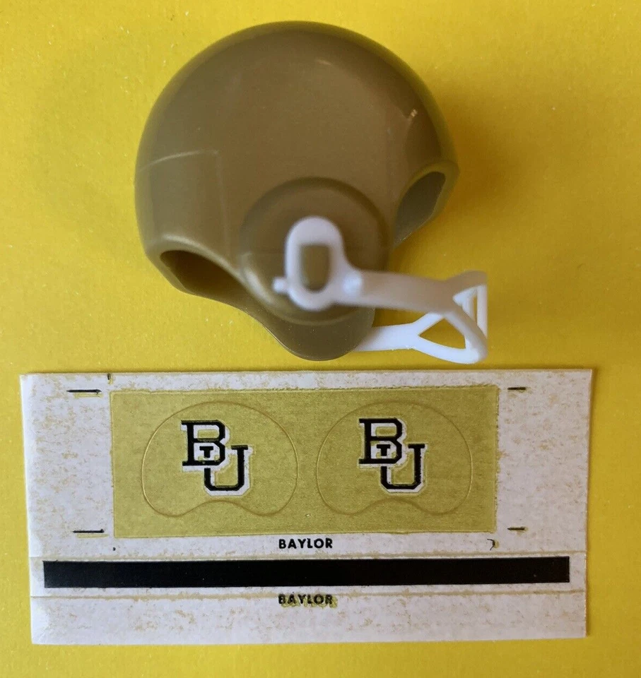 1970 Baylor Bears mini NCAA Vintage gumball football helmet decal 1 - Image 1 of 1