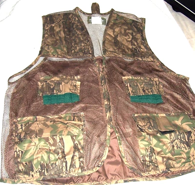 NORTHWEST TERRITORY DUCK HUNTING VEST MEN'S  X LARGE WOODLAND CAMO - Image 1 of 4