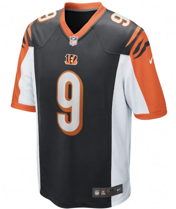 Men's Nike Joe Burrow Cincinnati Bengals 2020 Black Jersey in Large - Je623