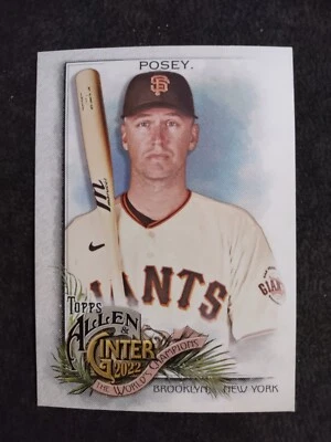 2022 Allen & Ginter #77 Buster Posey San Francisco Giants Baseball Card - Image 1 of 2