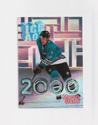 1998-99 Topps ICE AGE 2000 insert # I2 Marco Sturm SAN JOSE SHARKS - Image 1 of 3