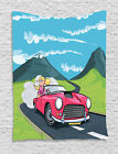 Vehicles Tapestry Wall Hanging Decoration for Room 2 Sizes Available