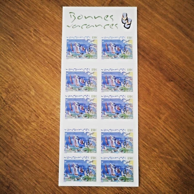 ⭐ FRANCE Carnet BONNES VACANCES 2004 ! NEUF !  Bloc Timbre Poste ⭐ - Photo 1/2