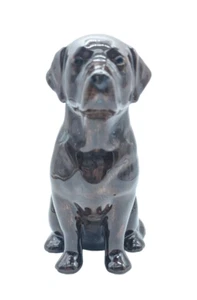 Wachtel Keramik Hundebank - Tier Welpe Schokolade Labrador 5,75" groß - Bild 1 von 7