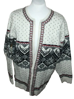 KAMA NORVEGESE ISLANDER cardigan donna MANTELLO PIUTTOSTO taglia 44 CON LANA - Immagine 1 di 4