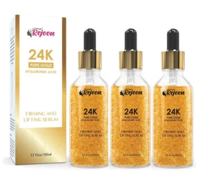 24K Gold Serum, Anti-Aging, Anti-Redness, Skin Whitening & Moisturizer 50ml x 3 - Picture 1 of 9