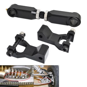 For YAMAHA RAPTOR 660 660R 700 700R Adjustable Front & Rear Lowering Kit Black - Picture 1 of 7
