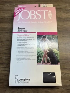 JOBST New and Improved Sheer Pantyhose Firm SupportWear Size E Off Black 119-201 - Picture 1 of 7