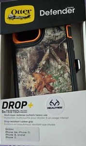 OtterBox Defender Pro Series Case for Apple iPhone 15/14/13 Realtree Blaze Edge - Zdjęcie 1 z 2