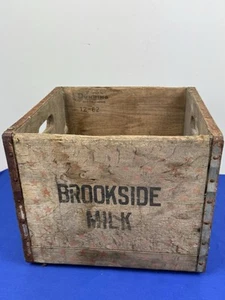 Caja de leche Brookside 1962, caja ~ Bellows Falls, VT 13,75 L x 13 W x 11,25 H - Imagen 1 de 12