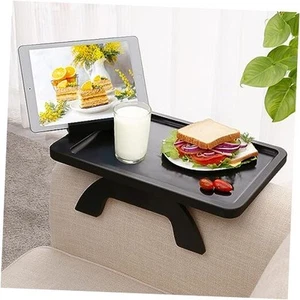 Couch Arm Tablett, Sofa Clip auf Tablett Tisch, Couch Arm Tisch mit Handyhalter, - Bild 1 von 7