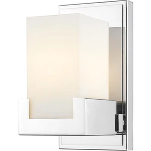 Z-Lite 1920-1S-CH-LED Peak LED 4.5 inch Chrome Wall Sconce Wall Light - Picture 1 of 2