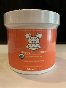 DNA Pet Happy Immunity USDA Organic Mushroom Mix for Dogs 3.5 oz 4/2026, Sealed - Picture 1 of 6