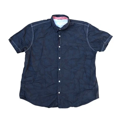 CYPRESS CLUB Button Down Shirt Men's XL Blue Short Sleeve Collared - Image 1 of 4