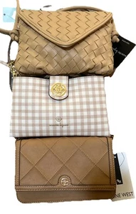 Nine West/Nanette Lepore/Blau Sol Handgelenktasche Umhängetasche Neu (3er Set) - Bild 1 von 8