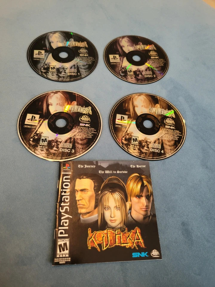 Playstation 1 Koudelka 4 Games Discs & Manual Only Tested PS1 - Image 1 of 4