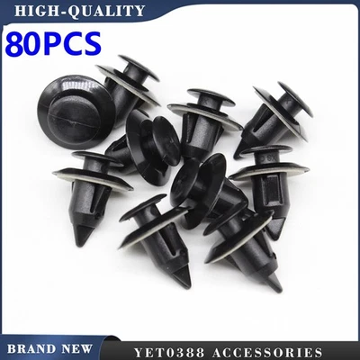 80 piezas 75493-60020 clips de moldura lateral parachoques trasero Toyota Prado/Lexus GX470 Foto 1 de 3