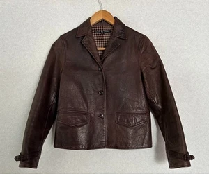 Ralph Lauren Car Coat Leather Jacket At Last Rrl Co size 7 from Japan S Size - Picture 1 of 8