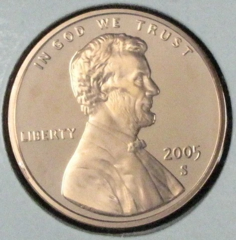 2005 S PROOF LINCOLN MEMORIAL CENT DCAM DEEP CAMEO BU BRILLIANT UNCIRCULATED Cover