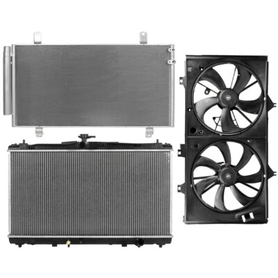 Radiator Condenser Cooling Fan Kit For Toyota Camry 2012 2013 2014 2015-2017 Foto 1 de 4