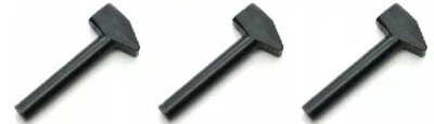 LEGO 3 New Mallets Black Minifigure Hammers Utensil Tool Part 4522 D669 - Image 1 of 2