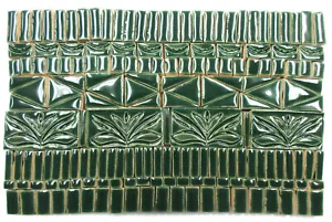 175+ Keramik Mosaikfliesen, Handarbeit dunkelgrün Bastelfliesen, Mosaik Teile Bulk 2 - Bild 1 von 6