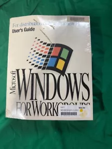 Microsoft Windows For Workgroups PC NEW SEALED - Picture 1 of 2