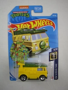 Mattel Hot Wheels HW Screen Time Party Wagon 4/10 39/250 Ninja Turtles - Picture 1 of 2