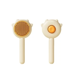 Pet Grooming Massage Comb Hair Remover Cleaning Brush Dog Cat Brush for Shedding - Picture 1 of 13