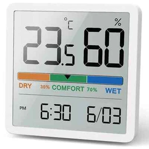 NK5253 Hygrometer Indoor Desktop Digital Thermometer with Temperature (45A) - Picture 1 of 4