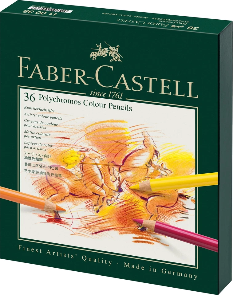 Faber-Castell 110038 Polychromos Malstifte 36er-Buntstifte-Set in einem elega... - Bild 1 von 4