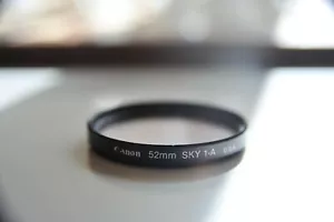 Canon 52 mm Screw In Filter Made in USA, Sky-1 or Skylight 1x orHaze-1 - Picture 1 of 18