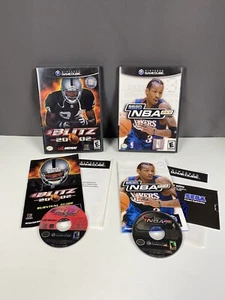 Gamecube - NFL Blitz 2002 / Sega NBA 2K2 - 2 Game Lot - Manuals -Great Condition - Picture 1 of 16