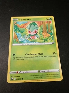 Pokemon Battle Styles Fomantis Common Card 014/163 NM - Picture 1 of 1