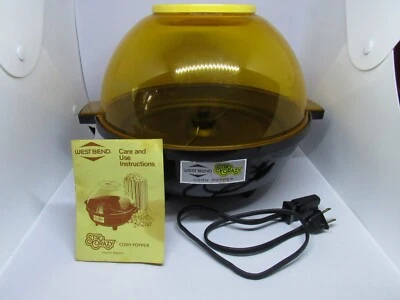 WEST BEND STIR MAD 6 КВАРТ ЭЛЕКТРИЧЕСКИЙ ПОПКОРН ПОППЕР ПЕРЕМЕШИВАЕТ И POPS 5346 - Изображение 1 из 4