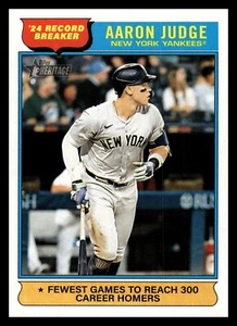 Topps Heritage 3 Aaron Judge 2025 - Rompe récords - Imagen 1 de 2