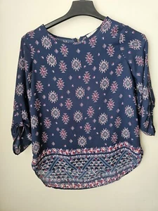 Pink Rose Brand Women's Blouse Size M - Picture 1 of 8