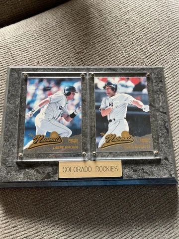 Colorado Rockies Baseball Card Plaque 1996 Cover