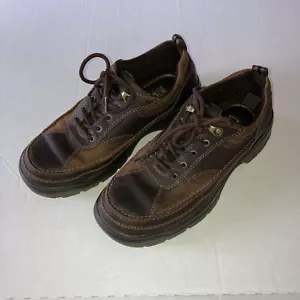 Rj Colt Mens Size 9.5 Dress Shoes Brown Oxford Lace Up Leather Casual - Picture 1 of 12