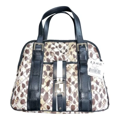L.A.M.B. Gwen Stefani Double Handle Animal Print NEW With Tags And Duster Bag — 第 1/4 张图片