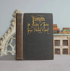 Rare Antique Old Book Jurgen 1926 Illustrated Vampires Devils Hell Occult ⭐ - Picture 1 of 24