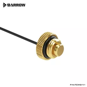 Barrow G1/4" 10k Temperature Sensor Stop Fitting Plug , Gold , TCWD-V1 - Picture 1 of 6