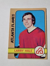 1972-73 O-PEE-CHEE NHL HOCKEY #53 LARRY HALE RC ROOKIE ATLANTA FLAMES c