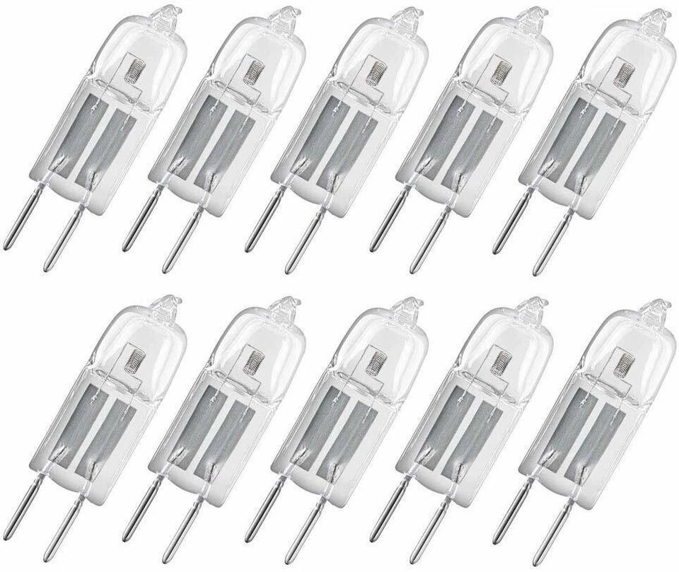10X  G4 12V 5W 10W 20W  Halogen-Lampe Bi-Pin Stiftsockellampe dimmbar - Bild 1 von 1