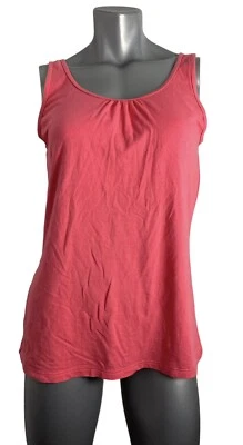 Camiseta sin mangas para mujer Bold Spirit Active Wear rosa melocotón talla L Foto 1 de 4