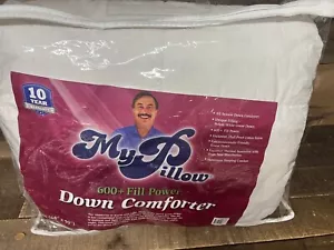 ⚡️ Piumino My Pillow 600+ Riempimento Potenza Bianco Doppio 68" x 90" NUOVO⚡️ - Foto 1 di 2