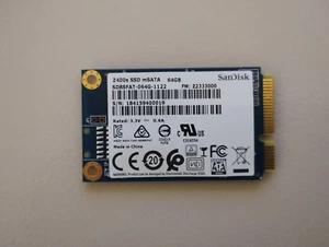 SSD 64GB Sandisk mSATA - Bild 1 von 2